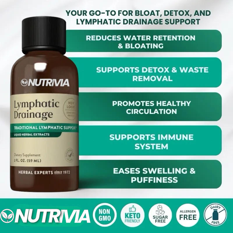 NUTRIVIA LYMPHATIC DRAINAGE SUPPLEMENT