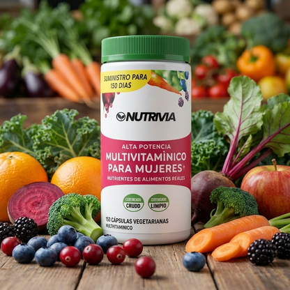 NUTRIVIA™ MULTIVITAMÍNICO PARA MUJERES